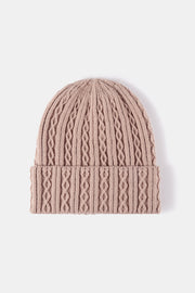 Mixed Knit Cuff Beanie