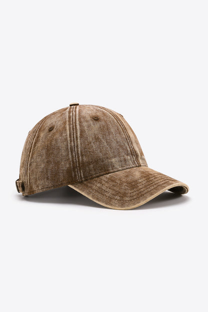 Plain Adjustable Baseball Cap