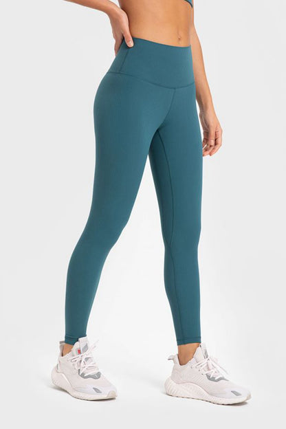 Millennia Highly Stretchy Wide Waistband Yoga Leggings