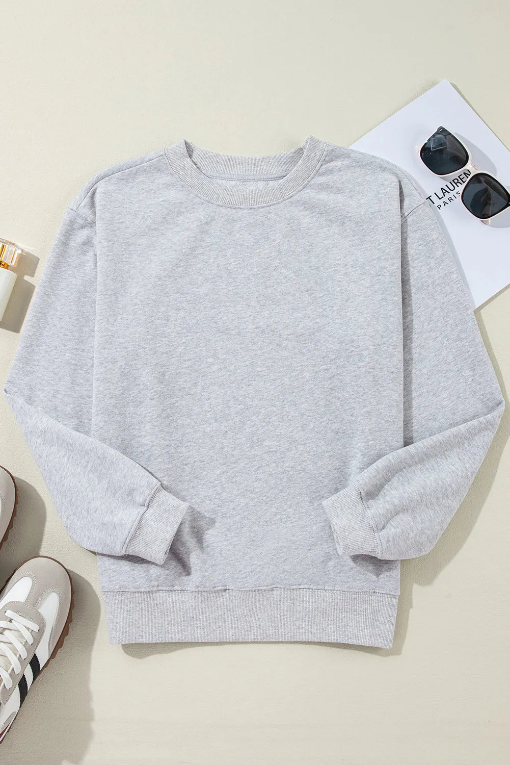 Round Neck Long Sleeve Sweatshirt