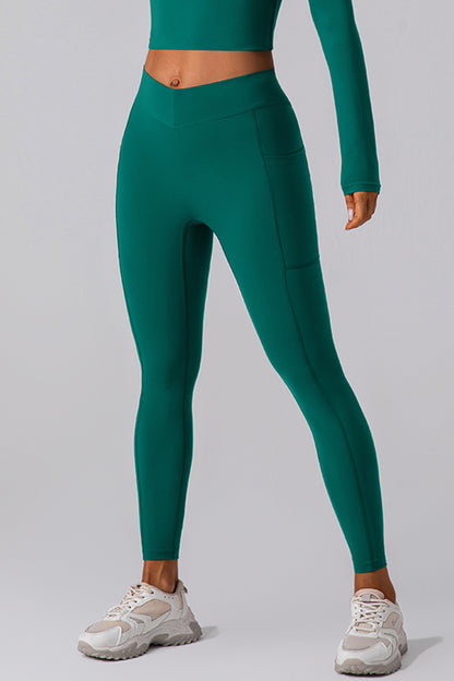 High Waist Active Leggings with Pockets